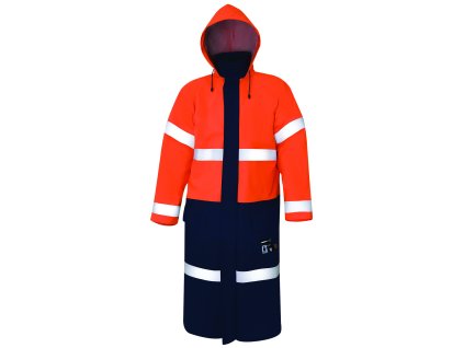 Voděodolný kabát ARDON®AQUA 506/A oranžová - DOPRODEJ (Velikost S, Barva oranžové odstíny)