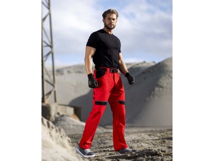 Kalhoty ARDON®COOL TREND prodloužené červená (Velikost S, Barva červené odstíny)