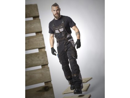 Kalhoty s laclem ARDON®VISION prodloužené černá (Velikost S, Barva černá)