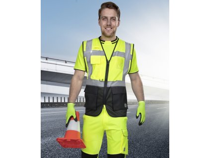 Síťovaná manažerská vesta ARDON®SIGNAL žlutá (Velikost S, Barva žluté odstíny)