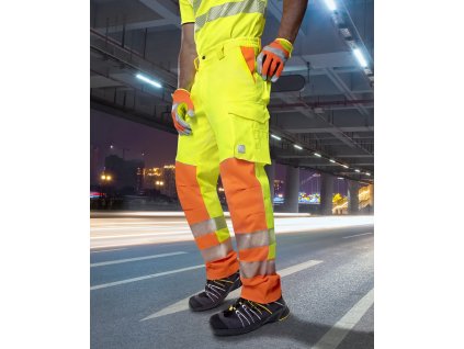 Reflexní kalhoty ARDON®SIGNAL prodloužené žlutá - DOPRODEJ (Velikost S, Barva žluté odstíny)