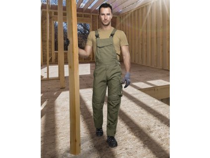 Kalhoty s laclem ARDON®URBAN+ prodloužené khaki (Velikost S, Barva khaki)