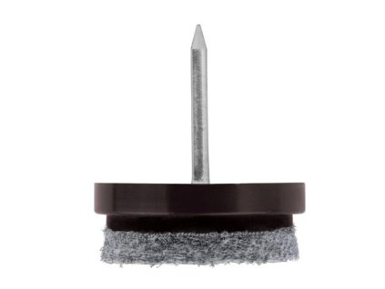 148491 Kluzak filcovy s hrebem 24mm hnedy 8 ks 0z