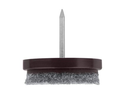 148492 Kluzak filcovy s hrebem 28mm hnedy 8 ks 0z