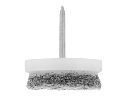 148493 Kluzak filcovy s hrebem 24mm bily 8 ks 0z