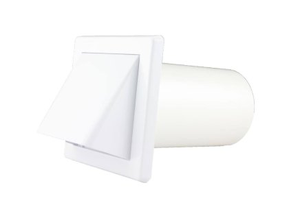 149152 Mrizka vetraci gravitacni klapka VM 150 x 150 mm GK 100 mm bila 0239 0a