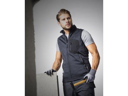 Vesta ARDON®BREEFFIDRY melange šedá (Velikost S, Barva šedé odstíny)