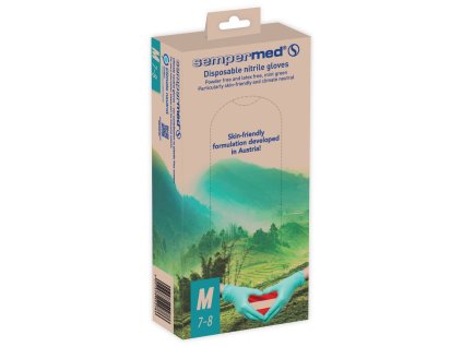 Jednorázové rukavice Sempermed® climate neutral - nepudrované - maloobchodní balení 50ks DOPRODEJ (Velikost 08, Barva zelené odstíny)