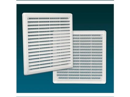 mřížka větrací se síťovinou krytka PH 100x100mm BÍ