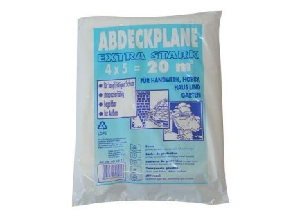 fólie zakrývací 4x 5m, 40µm  (silná)