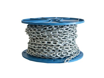 řetěz A4003 krátkočlánkový kroucený  (30m)