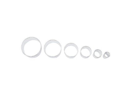 vykraj.cukroví KOLEČKO hladké sada 6díl.