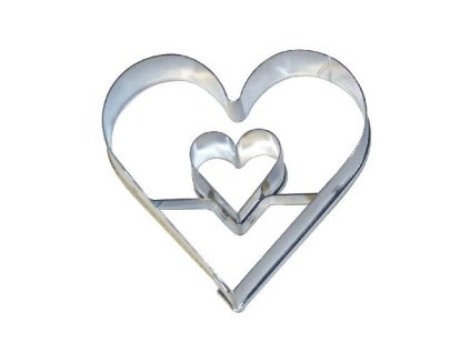 vykraj.cukroví SRDCE SE SRDÍČKEM