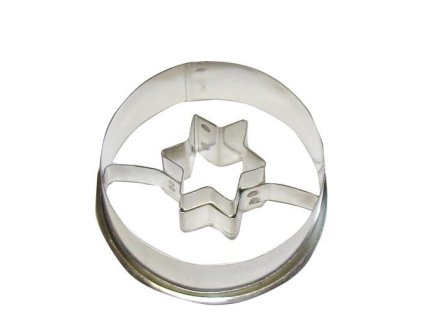 vykraj.cukroví KOLEČKO hladké S HVĚZDIČKOU