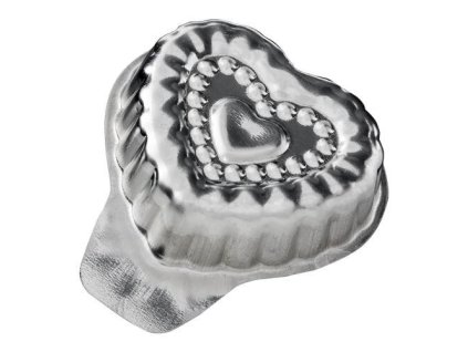 formička SRDÍČKO 40x35mm  (20ks)