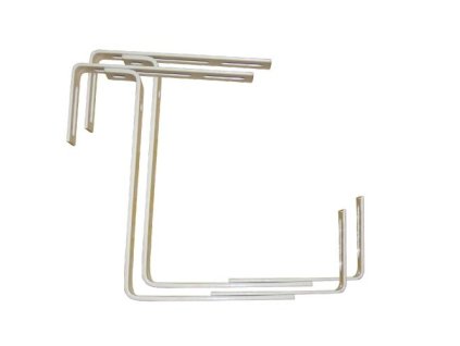 držák truhlíků balkon.17x10,5-20cm nastavitelný kov. (2ks)