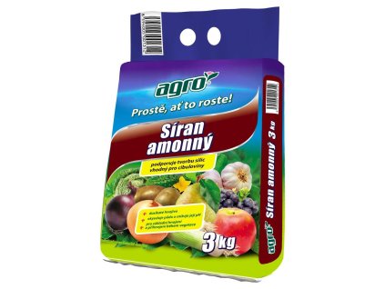 hnojivo Síran amonný 3kg AGRO