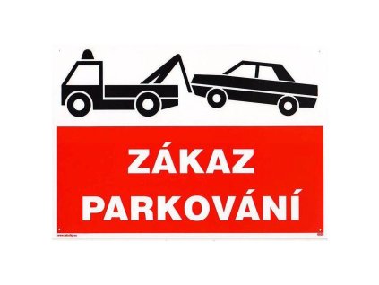 tabulka - ZÁKAZ PARKOVÁNÍ 210x297mm (A4) PH
