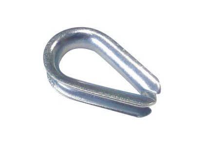 očnice lanová 8mm srdíčko  (10ks)