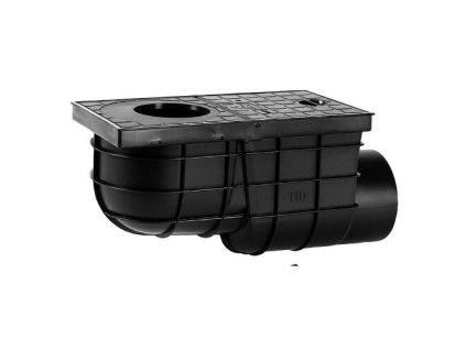 lapač střešních vod  boční DN 110mm PH ČER