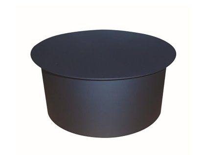 víčko kouřové 130mm t.1,5mm ČER