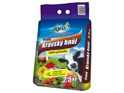 hnůj pravý kravský 2,5kg AGRO