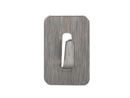 háček samolep.obdél.2,5x3,5cm nerez (4ks)