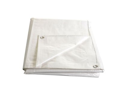 plachta s oky 5x 6m BÍ 140g/m2, kašírovaná