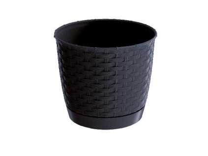 květináč RATOLLA ROUND 19 v.16,5cm,2,8l,ANTR (S433) s miskou