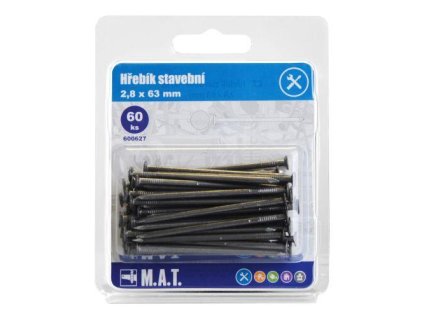 hřebík stavební  63x2,8mm (60ks)