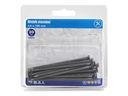 hřebík stavební 100x4,0mm (20ks)