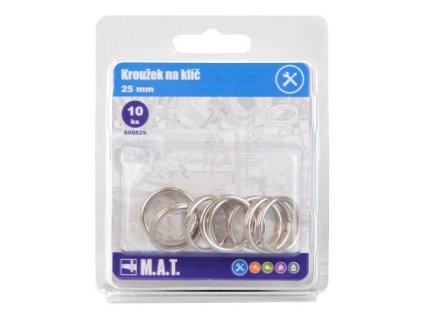 kroužek na klíč 25mm Ni    (10ks)