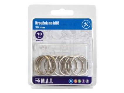 kroužek na klíč 30mm Ni    (10ks)