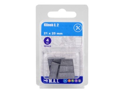 klínek č.2, 21x25mm  (4ks)