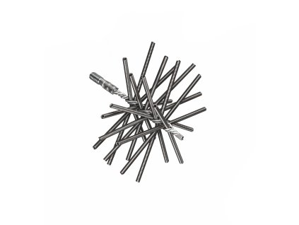 kartáč komínový pružinový 160mm/M12, ocel