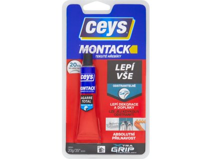 lepidlo montážní  20g MONTACKCEYS tekuté hřebíky, odstranitelné