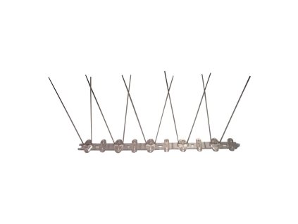 hroty ochranné proti holubům 25x11cm, 10 hrotů PH/nerez