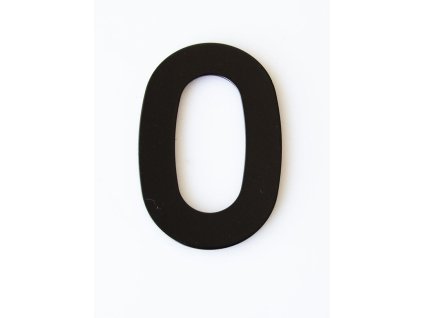 číslo domovní č.0  95mm nerez ČER