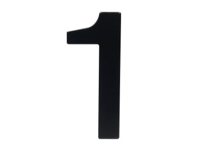 číslo domovní č.1  95mm nerez ČER