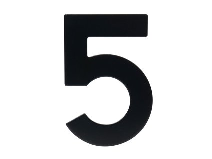 číslo domovní č.5  95mm nerez ČER