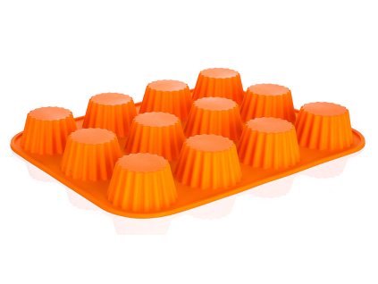 forma na košíčky 12ks 32x24cm silikon OR