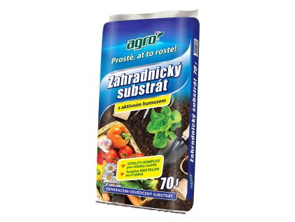 substrát zahradnický 70l AGRO