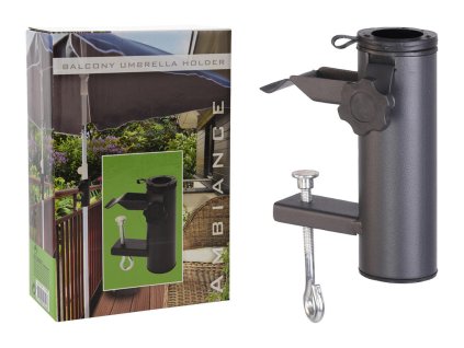 držák na slunečník balkonový pr.54mm v.15,5cm kov ANTR