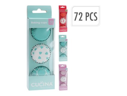 košíček cukrářský 4cm papírový (72ks) mix barev a motivů