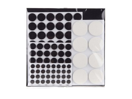 ochrana podlah filcová mix rozměrů a barev (125ks)