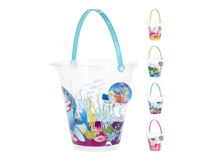 kbelík s ouškem DĚTSKÝ, MOŘSKÝ MOTIV, 22x23cm PH TRA/mix barev
