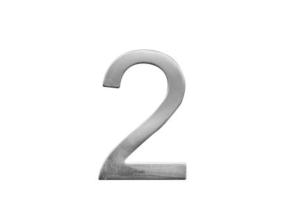 číslo domovní STAR č.2 75mm nerez