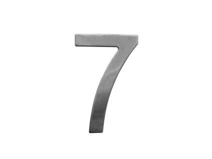 číslo domovní STAR č.7 75mm nerez