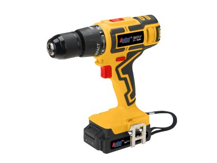 vrtačka Aku 20V s příklepem 2,0Ah v kufru GANGSTART s baterií a nabíječkou ASIST