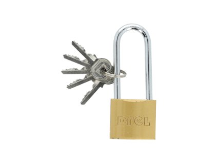 zámek visací 40mm prodloužený Ms 5kl.